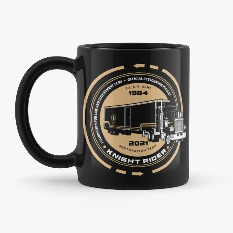 KRH Semi Restoration Coffee Mug (Black)